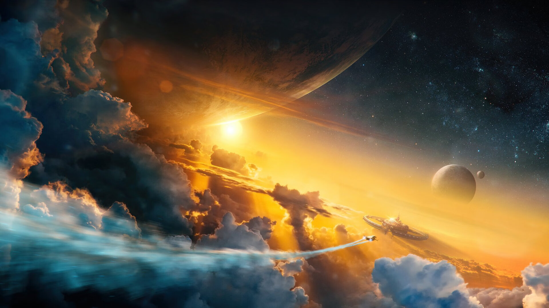 云端悬空秋千,悬挂在天空的运动奇观,秋千上的云